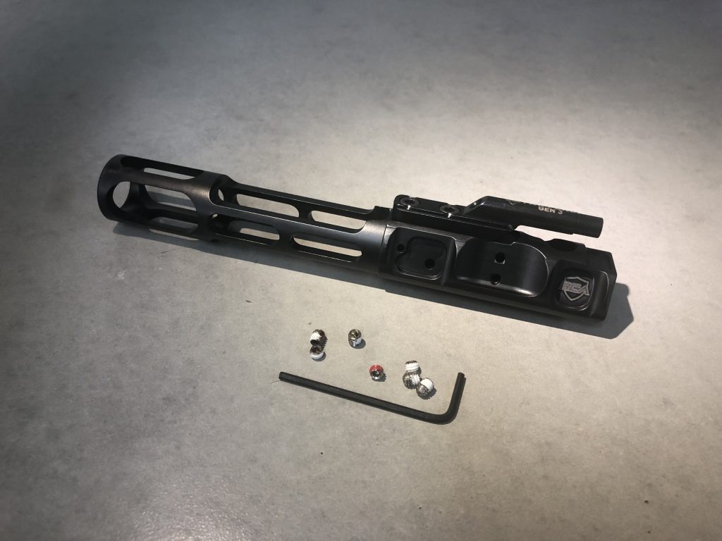 Titanium Black Ti Carrier Only Ti Ultralight Profile Adjustable Gas